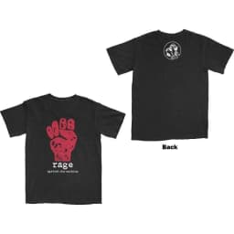 Rage Against The Machine Typewriter Text Print Cotton T-Shirt Minimalist Political Rock Streetwear Unisex Crew Neck