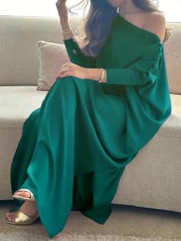 2026 Spring Vintage Robe Dress Women Oversize Long Sleeve Buttoned Maxi Dress Elegant Evening Banquet Gown