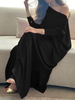 2026 Spring Vintage Robe Dress Women Oversize Long Sleeve Buttoned Maxi Dress Elegant Evening Banquet Gown