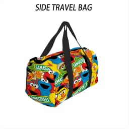 Trendy Sesame Street Luggage Bag Crossbody Handheld Travel Bag Sports Gym Bag