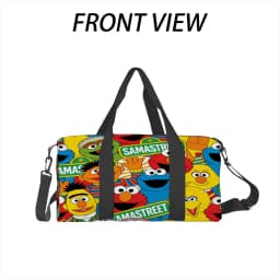 Trendy Sesame Street Luggage Bag Crossbody Handheld Travel Bag Sports Gym Bag