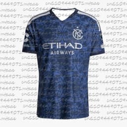 NYCFC 2026 All Nations Kit Men's Soccer Shirt MLS Football Jersey Fan Version Blue Geometric Pattern Kit Summer T Shirts