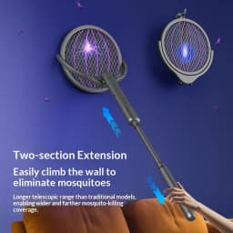 HOMEFISHNew four in one retractable electric mosquito swatter USB rechargeable automatic mosquito trap outdoor mosquito killer l
