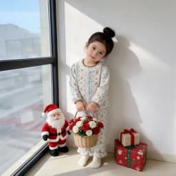 Cute Pajamas For Girls Cotton Kids Sleepwear Sweet Style Homewear
