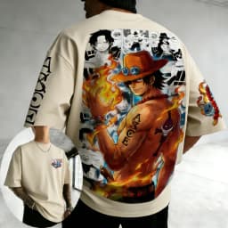 ONE PIECE Portgas · D · Ace 2026 Summer New Product Harajuku Anime Printed Short Sleeve Unisex Cotton T-shirt