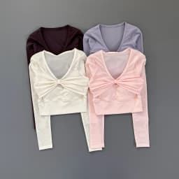 Women Deep V Mesh Long Sleeve Crop Yoga Top Front Twist Knot Slim Soft Breathable Running Fitness Workout Sports Long Sleeve Tee