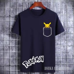 2026 Summer Pokémon Anime Pikachu 100% Pure Cotton Printed T-shirt Men Harajuku Loose Casual Versatile Short-sleeved Top Y2k