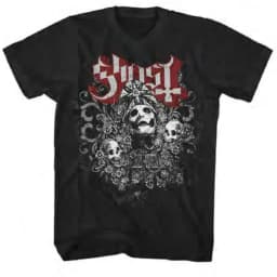 Ghost Swedish Heavy Metal Ghost Rock Band Casual T-Shirt Men's and Women's Luxury Band Brand Top Rock
