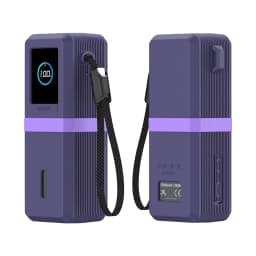 SIKAI Silicone Power Bank Case for Anker Zolo 165W (25000mAh) PowerBank Shockproof Cover with Cable Organizer Ring Lanyard Hole