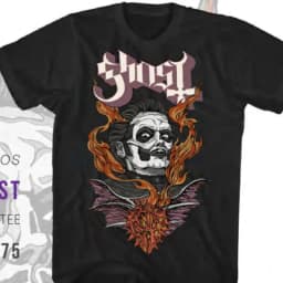 Ghost Swedish Heavy Metal _ Ghost Rock Band Casual T-Shirt Men's and Women's Luxury Band Brand Top 2026 New