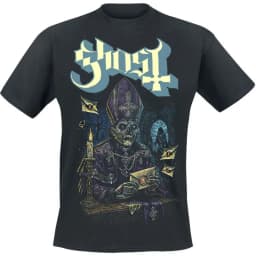 Ghost Swedish Heavy Metal _ Ghost Rock Band Casual T-Shirt Men's and Women's Luxury Band Brand Top 2026 New