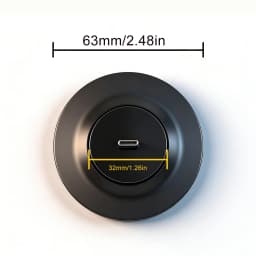 BRDCLIP Professional Haircutting Tool Accessory Charging Base Suitable for Flat-Bottom Type-C Interface Hair Clippers Shavers
