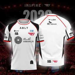 2026 New T1 Esports Team Jersey FAKER FAN Men and Women Summer Casual Short Sleeve for Gaming Enthusiasts