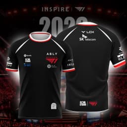 2026 New T1 Esports Team Jersey FAKER FAN Men and Women Summer Casual Short Sleeve for Gaming Enthusiasts