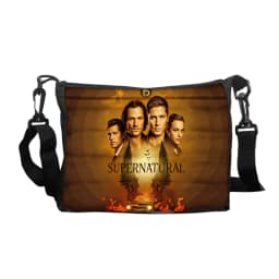 Crossbody Bag Brown Supernatural Tv Show Shoulder Bag, Multifunctional Handbag For Shopping Shoulder Pouch Storage Bag
