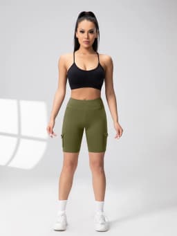 1/3PCS Summer Peach Butt Fitness Shorts Women's Exercise Cargo Air Dry Pocket Yoga Tight Five-Quarter Pants