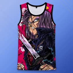 2026 Summer Dragon Ball Retro Fitness Vest Men's Oversized 3D Printed Vest Family Unisex Children's Sports Shirt