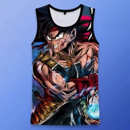 2026 Summer Dragon Ball Retro Fitness Vest Men's Oversized 3D Printed Vest Family Unisex Children's Sports Shirt