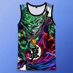 2026 Summer Dragon Ball Retro Fitness Vest Men's Oversized 3D Printed Vest Family Unisex Children's Sports Shirt