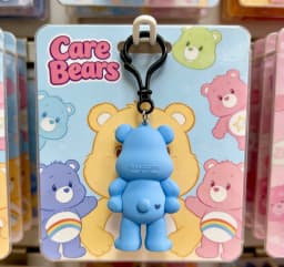 Care Bears Grumpy Bear 3D Keychain – Cute Blue Bear Bag Charm for Keys & Bags