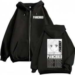Panchiko DEATHMETAL Album Poster Print Zipper Hoodie Fashion Rock Zip Up Hooded Sweatshirts Men Women Casual Oversized Pullovers