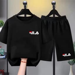 Children Print T-shirt Summer Clothes 3-12Yrs Boys Girls Short-sleeved Top+Shorts Casual Brand Fashion Sports Set Clothing