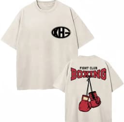 Washed Anime Hajime No Ippo Kamogawa Boxing Gym KBG T Shirt Makunouchi Takamura Novelty T Shirts Loose Cotton T-Shirt Streetwear