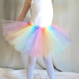 Baby Girls Pastel Tulle Skirts Kids Ballet Dance Tutu Pettiskirts with Hairbow Children Birthday Party Costume Photography Skirt