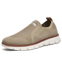 Summer New Men's Sports Shoes Breathable Mesh Cloth Shoes Outdoor Casual Shoes Men's Non-Slip Flying Woven Shoes Plus Size 50