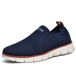 Summer New Men's Sports Shoes Breathable Mesh Cloth Shoes Outdoor Casual Shoes Men's Non-Slip Flying Woven Shoes Plus Size 50