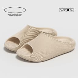 Men's High-End Slippers with a Stepping-On-Clouds Feel, New Summer Model for Couples, Indoor Home Bathroom Non-Slip Anti-Odor Thick-Soled Sandals for Outdoor Wear