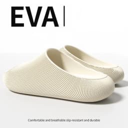 Men's High-End Slippers with a Stepping-On-Clouds Feel, New Summer Model for Couples, Indoor Home Bathroom Non-Slip Anti-Odor Thick-Soled Sandals for Outdoor Wear