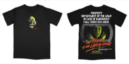 Return of The Living Dead T-Shirt Men's Vintage 80s Zombie Horror Print Classic Cult Graphic Short Sleeve Summer Streetwear Top