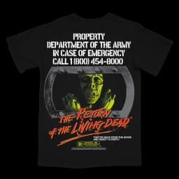 Return of The Living Dead T-Shirt Men's Vintage 80s Zombie Horror Print Classic Cult Graphic Short Sleeve Summer Streetwear Top
