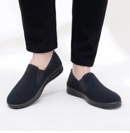 2026 New Fabric Shoes for Men's Work, Spring Travel, Breathable Flat Bottom, Non Slip Soft Soled Men's Shoes