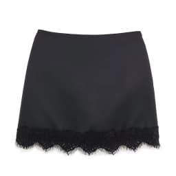 Koekop 2026 Women's Fashion Lace trim Skirt Pants Vintage High Waist Women's Chic Ladies Wipe Mini Skirt