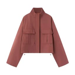 NLZGMSJ 2026 Spring Stand-up Collar Pocket Jacket New Trends Commute Casual Jacket Women Fashion Simple Jacket
