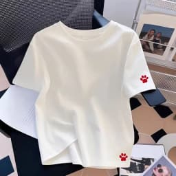 Women's Cotton Loose T-shirt Short Sleeve Fashion Casual Hot Sales New Summer Comfortable Daily Outdoors Jogging Quality Simple