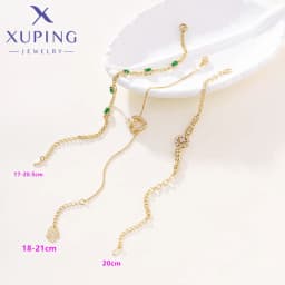 Xuping Jewelry Promotion Exquisite Mixed Designs Elegant Simple Women's Bracelet Birthday Gifts R407