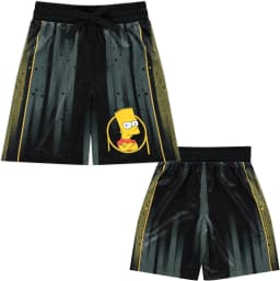 THE SIMPSONS Children's Shorts, Moisture-wicking and Quick-drying, Casual Five-inch Shorts for Older Children