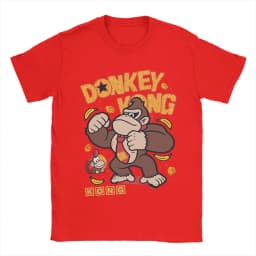 Funky Kong Game Graphics Cotton Shirt 2026 Summer New Short Sleeve Men's Women's Fashion Hip-hop T-shirt Fan Gifts T Shirt