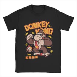 Funky Kong Game Graphics Cotton Shirt 2026 Summer New Short Sleeve Men's Women's Fashion Hip-hop T-shirt Fan Gifts T Shirt