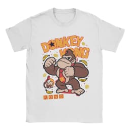 Funky Kong Game Graphics Cotton Shirt 2026 Summer New Short Sleeve Men's Women's Fashion Hip-hop T-shirt Fan Gifts T Shirt
