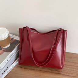 Fashion PU Tote Bag Large Capacity Crossbody Bag Shoulder Bag Women