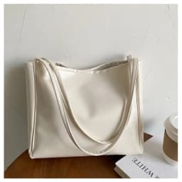 Fashion PU Tote Bag Large Capacity Crossbody Bag Shoulder Bag Women
