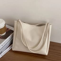 Fashion PU Tote Bag Large Capacity Crossbody Bag Shoulder Bag Women