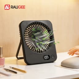 Mini Portable Fan USB Desk Fan Rechargeable Table Fan Wall Mount Hanging Fan 5 Gear Student Desk Fan Office Camping Table Fan
