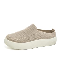 New Ladies Slippers Outdoor Thick Bottom Home Shoes Knitted Breathable Slip-On Footwear Free Shipping