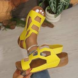 Women Sandals 2026 New Summer Beach Sandals Women Casual Wedges Footwear Summer Shoes Soft Heeled Sandals Woman