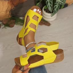 Women Sandals 2026 New Summer Beach Sandals Women Casual Wedges Footwear Summer Shoes Soft Heeled Sandals Woman